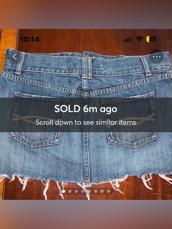 Abercrombie & Fitch Dresses & Skirts - Y2K Abercrombie & Fitch Rhinestone Denim Mini Skirt Size 8